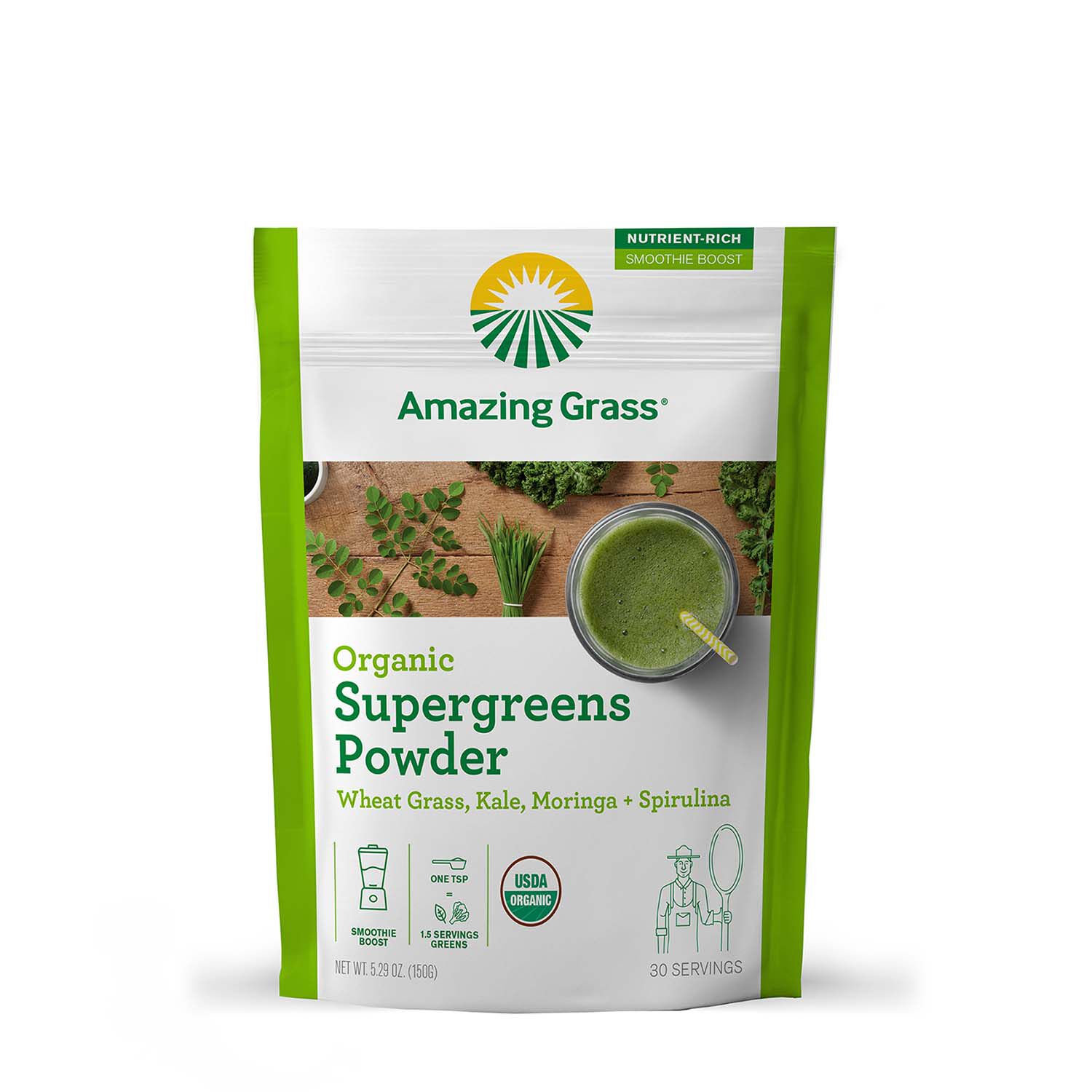 Amazing Grass® Organic Supergreens Powder GNC